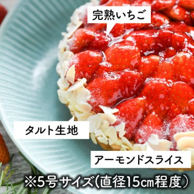 軽井沢農園パティスリーの完熟いちごタルト5号