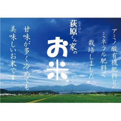 【毎月定期便】荻原くん家のお米　5kg×1　白米　【6回毎月定期便】*2025年10月以降発送全6回