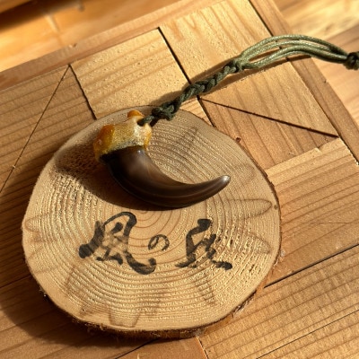 ～キムンカムイ(山の神)からの贈り物～ヒグマの爪または牙でアクセサリー作り体験