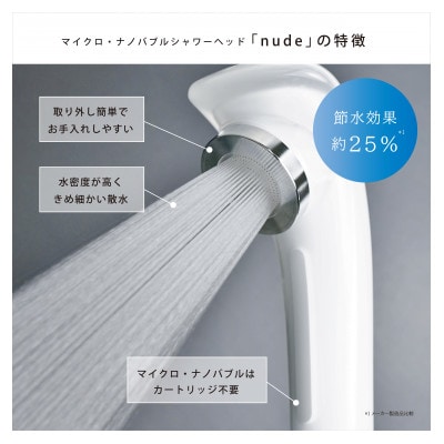 マイクロナノバブルシャワーヘッド(OR)