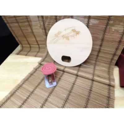 国産ひのきのうちわセット|セブン工業