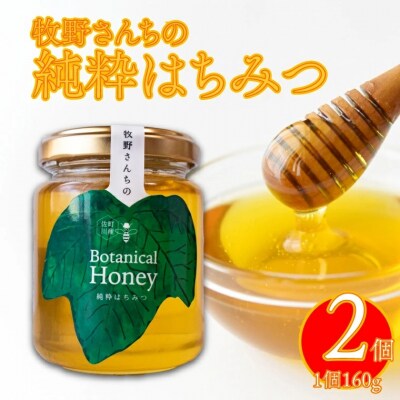【160g×2瓶】国産 純粋 はちみつ 無添加 百花蜜