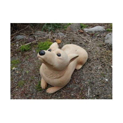 もりあしびのチェーンソーアート  チェーンソーカービング ペット彫刻