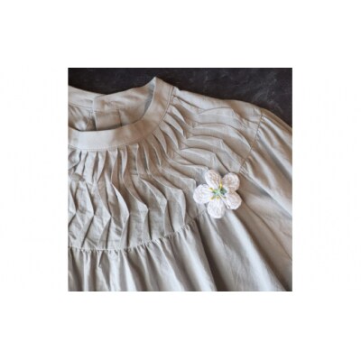 【ブローチ 3個】バイカオウレンのハンドメイドアクセサリー 