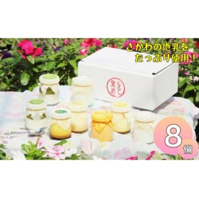 黒岩じるしのプリンセット　計8個