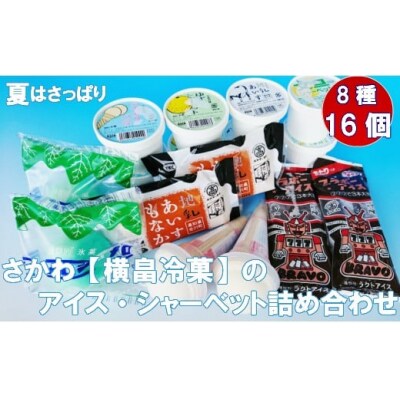 さかわのアイス・シャーベット詰め合わせ