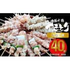 【生・冷凍】四万十鶏の冷凍やきとり 計40本