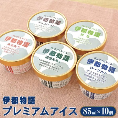 伊都物語プレミアムアイス5種10個(みるく、ヨーグルト、あまおう、抹茶、チョコ)[AFB007]