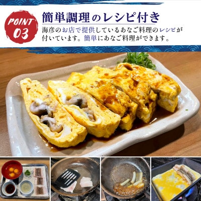 島根県沖産あなごの切り身18枚!レシピ付きで肉厚あなごを簡単調理
