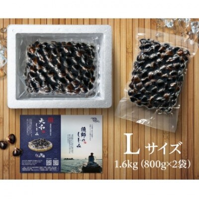 【毎月定期便】宍道湖産 冷凍大和しじみ 砂抜き済 Lサイズ 1.6kg(800g×2袋)全3回
