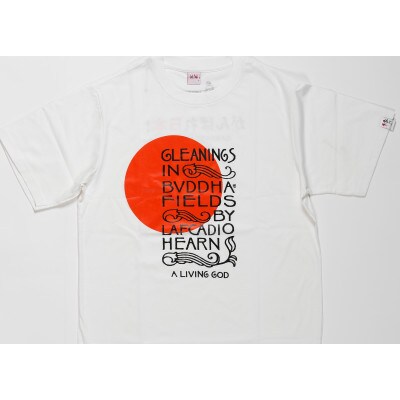 【ラフカディオTシャツ】がんばれ日本 ホワイト　Mサイズ