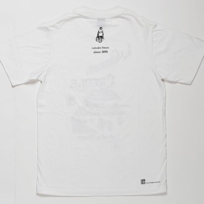 【ラフカディオTシャツ】ハーン著「クレオール料理」初版本表紙  ホワイト　 Mサイズ