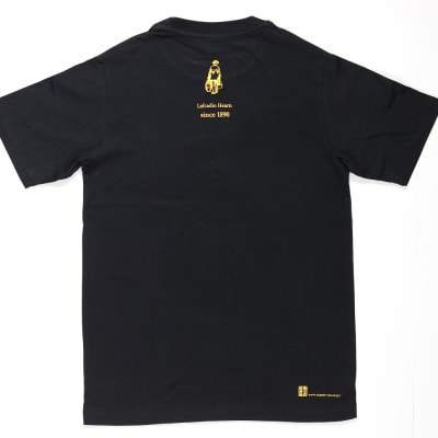 【ラフカディオTシャツ】ハーン著「クレオール料理」初版本表紙 ブラック　Lサイズ