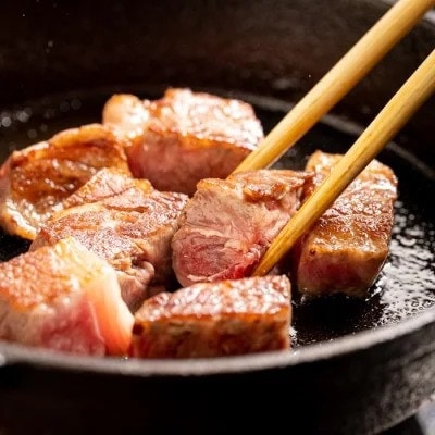 【訳あり】しまね和牛コロコロサイコロステーキ(肩ロース、モモ、バラ肉)(200g×2パック)