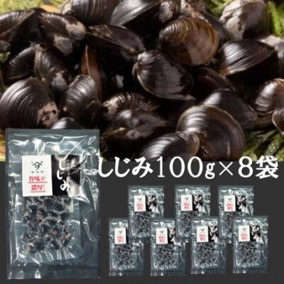【ヤマヲ水産】宍道湖産「しじみ」100g×8袋