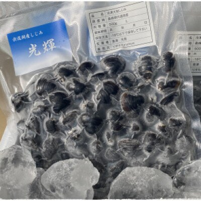 島根県宍道湖産　冷凍大和しじみLサイズ　1kg(500g×2)セット(砂抜き処理済)