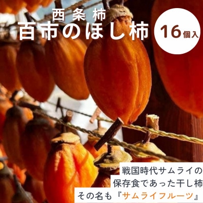 【先行受付・2024年12月〜順次発送】百市(ひゃくいち)のほし柿　16個入り