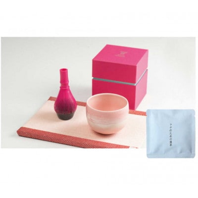 Matsue Chatte ラテ茶碗セット(ラテのための抹茶粉付き)