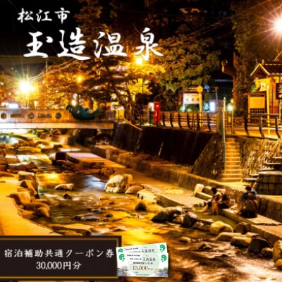 玉造温泉共通クーポン券　30,000円分