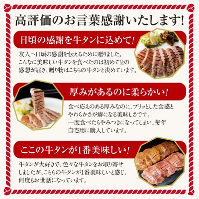『1日10セット限定』低温熟成 牛タン特厚セット　塩仕込み・味噌仕込み
