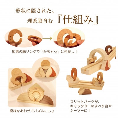 1歳からのエンジニアリング知育『かちゃ』～つみきセット