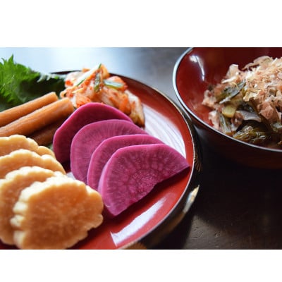【野菜から全て手作り】漬け物5種各200gセット【2026年1月下旬より順次発送】