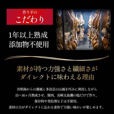 N450A長期熟成生ハム原木1本 長期熟成 生ハム 生ハム原木     　7キロ　U9