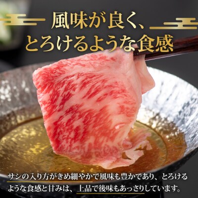 【福井ブランド牛肉】若狭牛ロース・肩ロース肉 しゃぶしゃぶ用 500g(250g×2パック)
