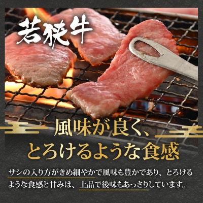 【福井のブランド牛肉&ブランド豚肉】若狭牛と荒島ポーク 焼き肉セット 650g 