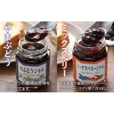 【白山ワイナリー】白山やまぶどう原液&ジャム2種セット