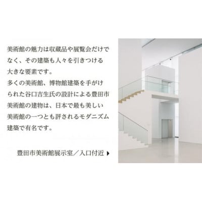 豊田市美術館年間パスポート引換券1枚