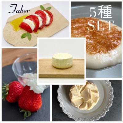 【チーズ職人こだわり】ファーベル5種のチーズセット
