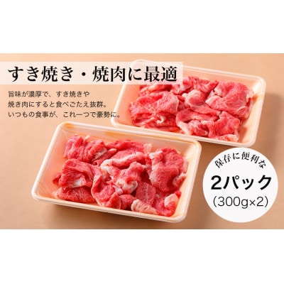 【みかわ牛】和牛すきやき切落し600g