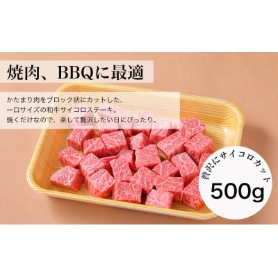 【みかわ牛】和牛サイコロステーキ500g