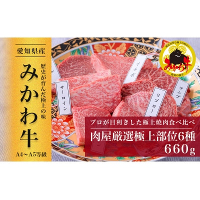 【みかわ牛】肉屋厳選極上部位6種