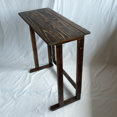 木製レトロ風 折り畳みテーブル(大)