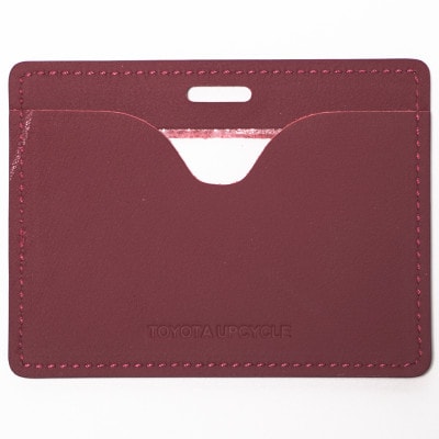 TOYOTA　UPCYCLE　IDカードホルダー(赤)
