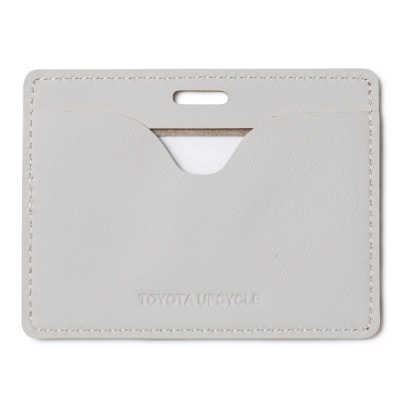 TOYOTA UPCYCLE　IDカードホルダー(白)