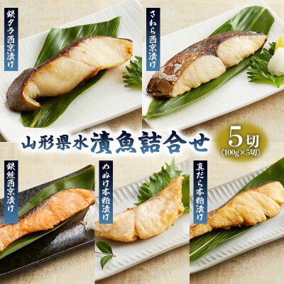 山形県水 漬魚詰合せC(100g×5切) FZ21-199