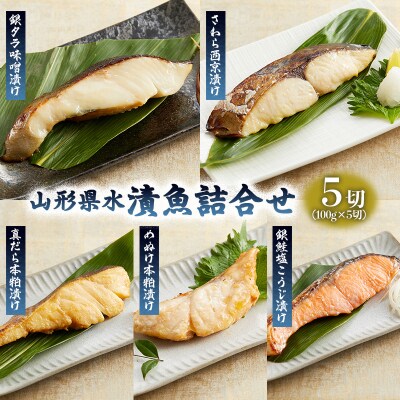 山形県水 漬魚詰合せA(100g×5切) FZ21-901