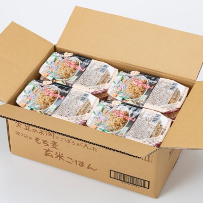 【城北麺工】大豆のお肉とごぼうが入った 炊き込み もち麦玄米ごはん 24個 FY25-874