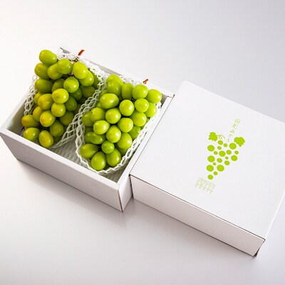 山形市産 シャインマスカット 秀 約1kg以上(2房)[後半] 【令和8年産】FU23-038