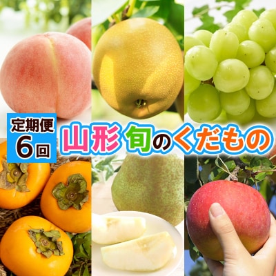 【定期便6回】山形 旬のくだもの 【令和8年産】FS24-796