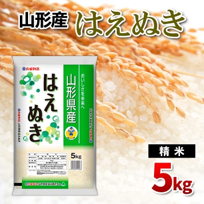 山形産 はえぬき 精米 5kg FY26-261