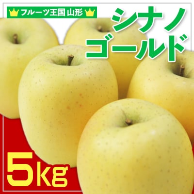 ☆フルーツ王国山形☆ りんご (シナノゴールド)秀品 5kg【令和8年産】FS25-755