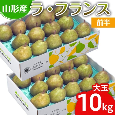 山形のラ・フランス大玉 10kg(20～28玉) 前半【令和8年産】FS25-747