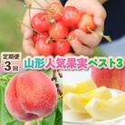 【定期便3回】山形人気果実ベスト3 FZ25-286