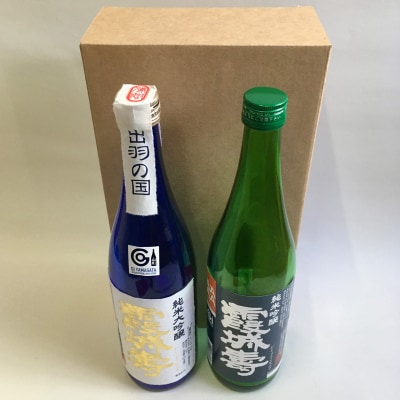 霞城寿 純米大吟醸・純米吟醸 セレクション720ml セット  FZ25-230