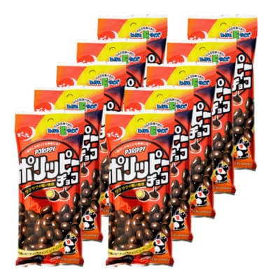 【でん六】ポリッピー チョコ Eサイズ 40g×10袋 FZ25-845