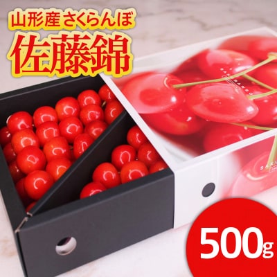 ★旬★ さくらんぼ 佐藤錦 L 500g  バラ詰め 【令和8年産先行予約】FS25-542